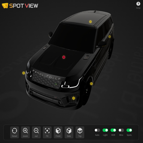 핫스팟 인터렉티브 3D웹 뷰